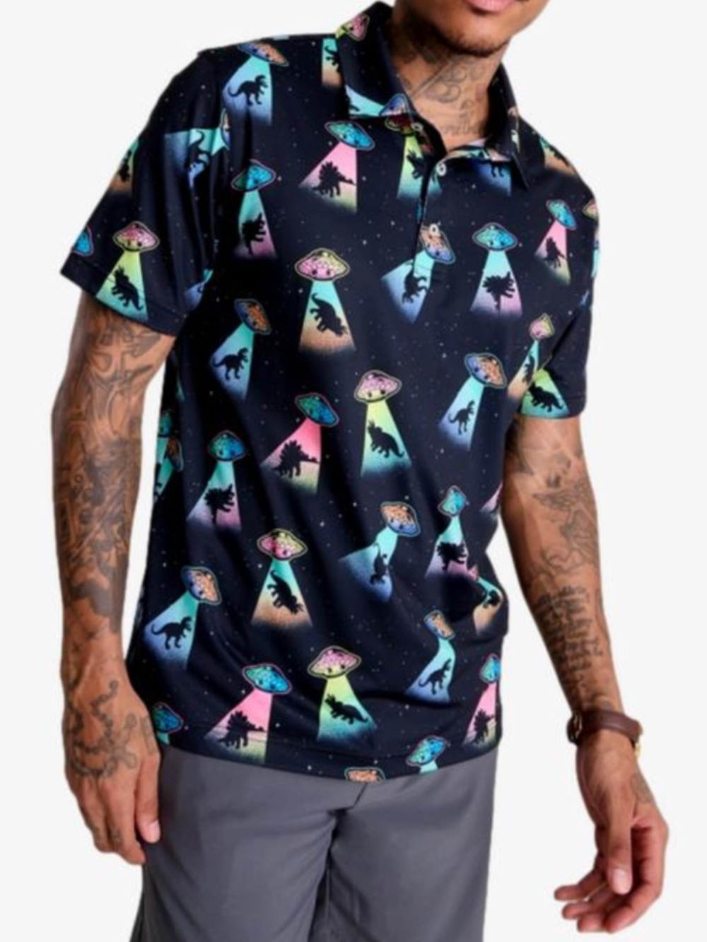 Chubbies The Beam Me Up Performance Polo 2.0